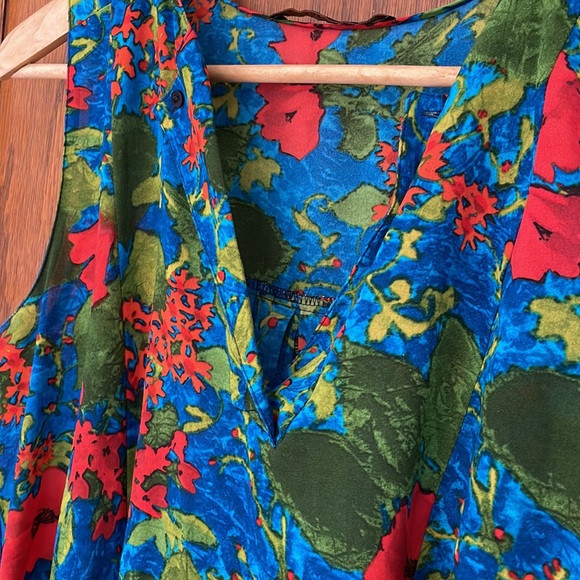 ZARA Floral Summer Dress (Size M) - Picture 2 of 3